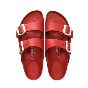 Birkenstock Arizona Essentials Red Sandals 38 (7-7.5)